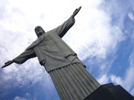 Riesige Jesus Statue in Rio