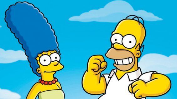 Marge und Homer Simpson