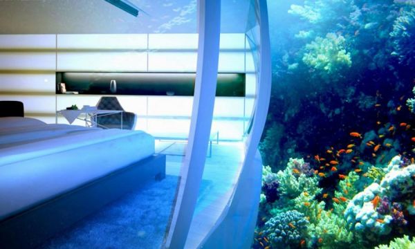 Spektakuläres Unterwasserhaus