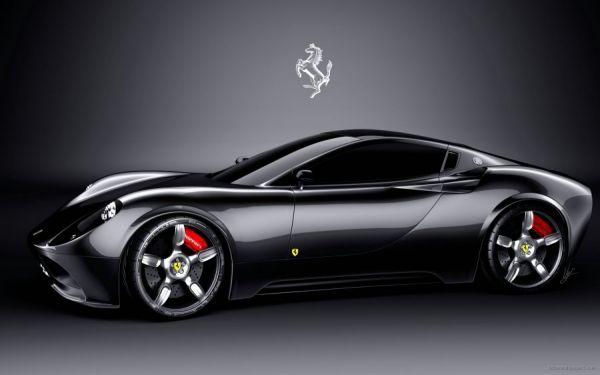 Schwarzer Ferrari
