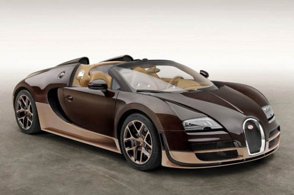 Braun-beiger Bugatti Veyron