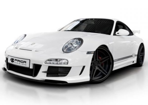 Tuning Porsche in Weiß